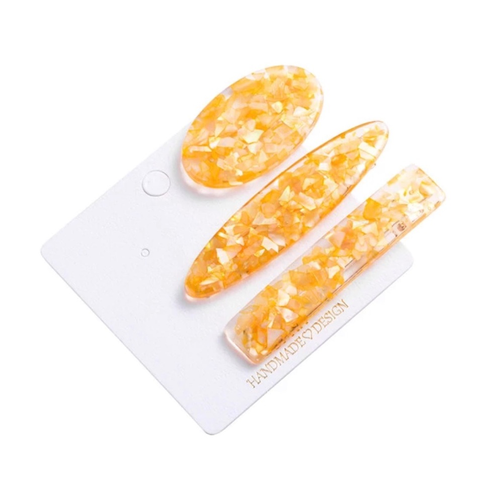 🤩 NEW Three Pack Alligator Clip Hair Barrettes 🤩